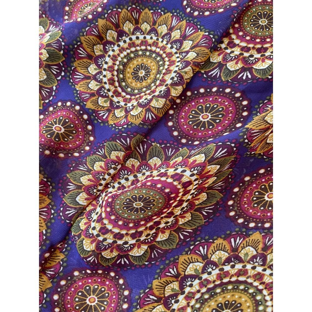 6 Degrees Purple Slip Dress & Boho Print Chiffon Dress - S Hippicore Tweecore Y2 - Picture 10 of 10